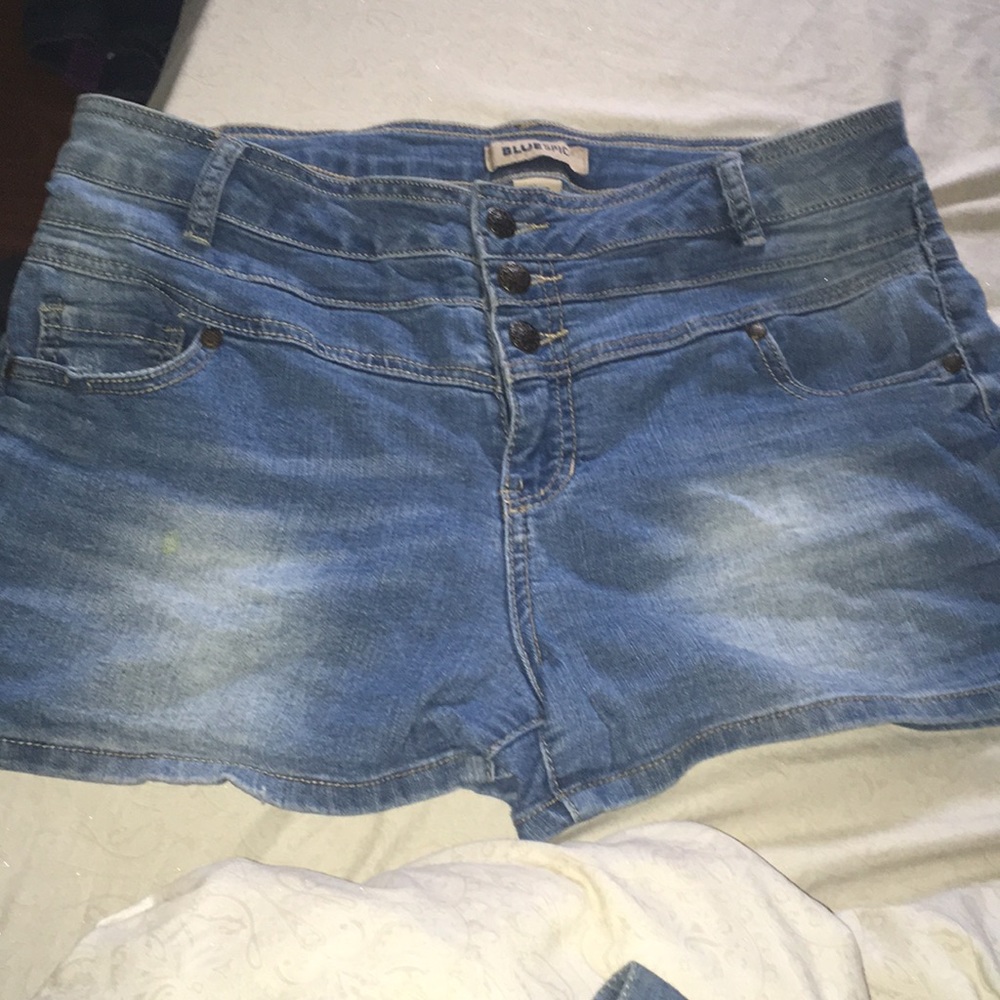 High waisted shorts